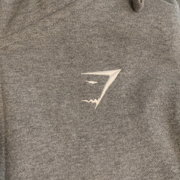 Gymshark Oversized Essential Hoodie Full Zip Gray Sweatshirt Men's Large L - Picture 6 of 10